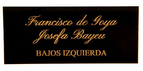 Placa Buzón Perlatón Negro